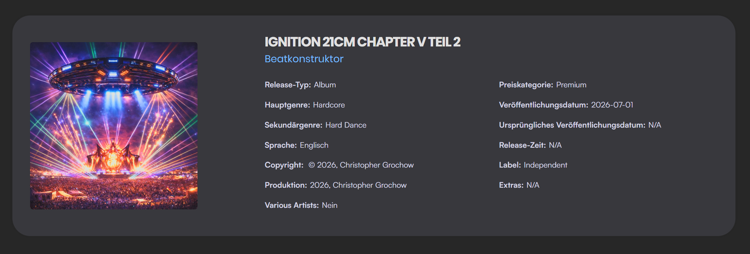 Laufende Veröffentlichungen Juli 2026
