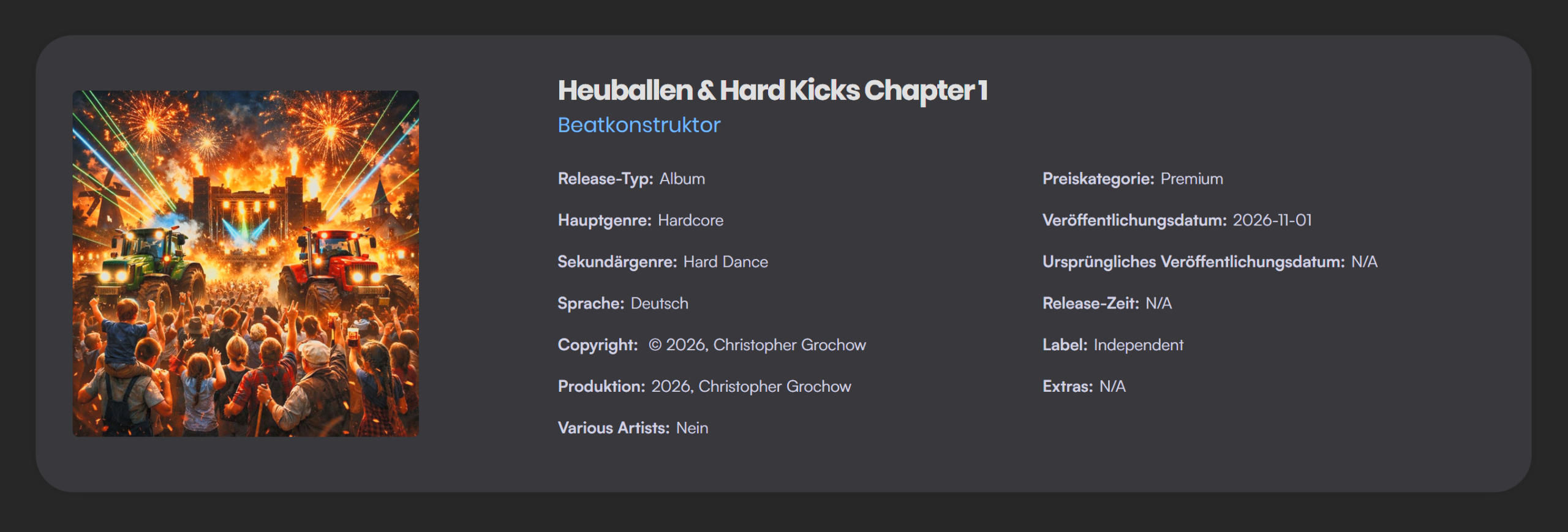 Laufende Veröffentlichungen November 2026